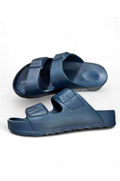 Minamoda Gzr Eva Sole Girls Boys Summer Slippers Double Buckle Unisex Slippers