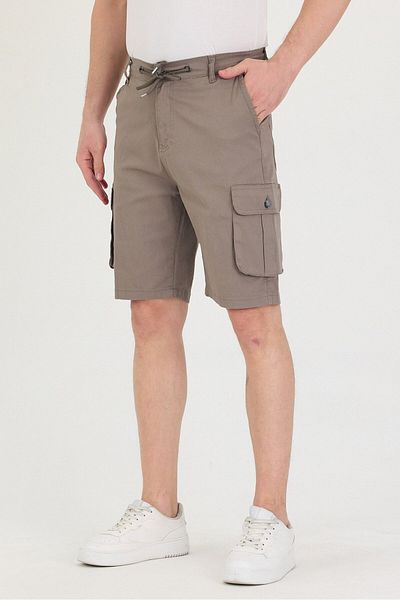 twentyfive25 Men's Cargo Pocket Detailed Bermuda Shorts