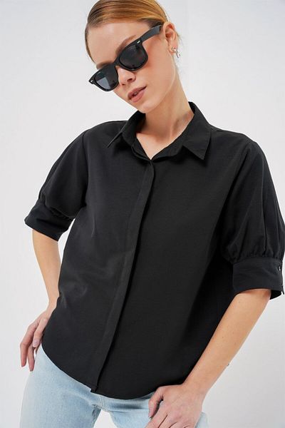 Viyamo Short Sleeve Shirt 20312 - Black