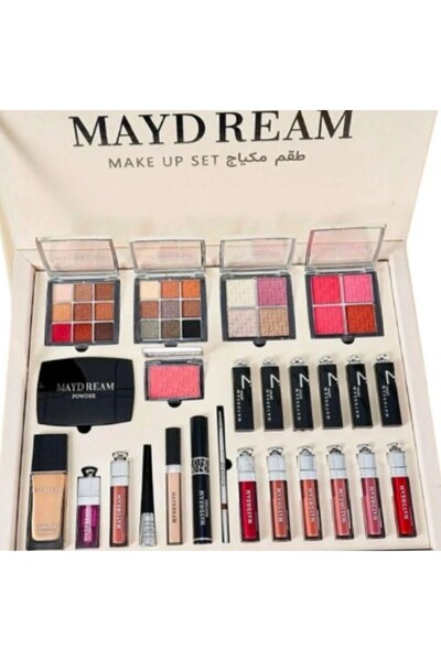 real beauty طقم مكياج بوكس فاخر مكون من25 قطعة لإطلالة ساحرة ومتكاملة