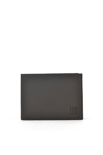 Ziya , Men's Genuine Leather Wallet 1519841 Zyf09 Coffee