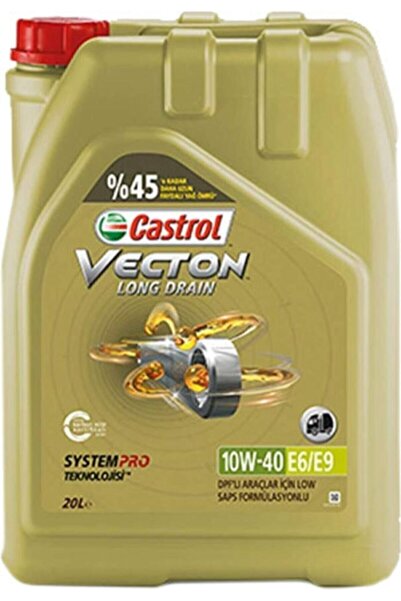 CASTROL Vecton 10w40 E6/e9 Dpf Partiküllü Motor Yağı 20 Litre Üretim 2023