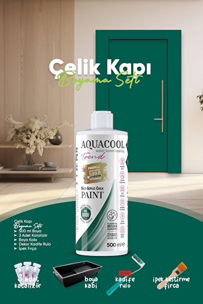 Aquacool Trend Çelik Kapı Boyama Seti