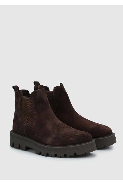 Provoq Brown Leather Men's Boots