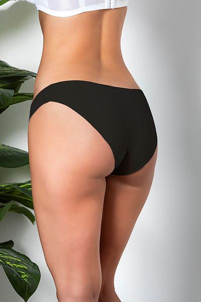 Motto10butik 3-Pack Seamless, Non-Making, Laser Cut, Slip Panties Black (Mgp21261)