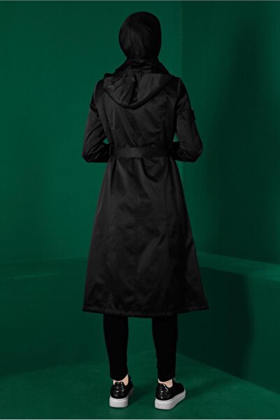 Alvina DÜĞMELİ KUŞAKLI TRENÇKOT 10670