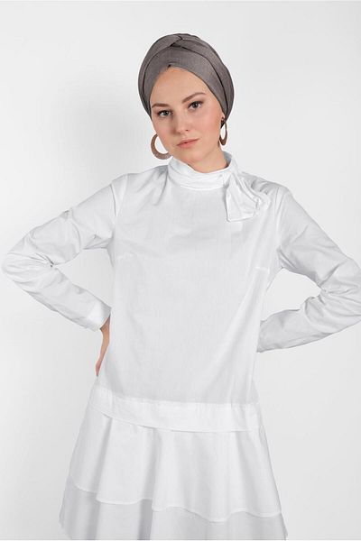 Alvina Cotton Tunic 4286 with Skirt Slip