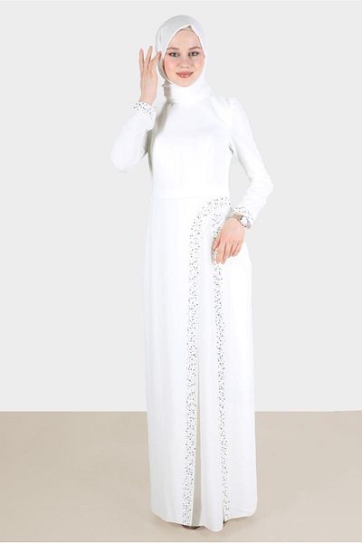 Alvina 50206 Μοντέλο Βραδινό Φόρεμα με Χάντρες
