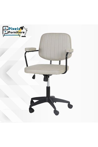 PixelsFurniture Pixel Furniture Ergonomic High Back Adjustable Swivel Computer Office Chair with Armrest