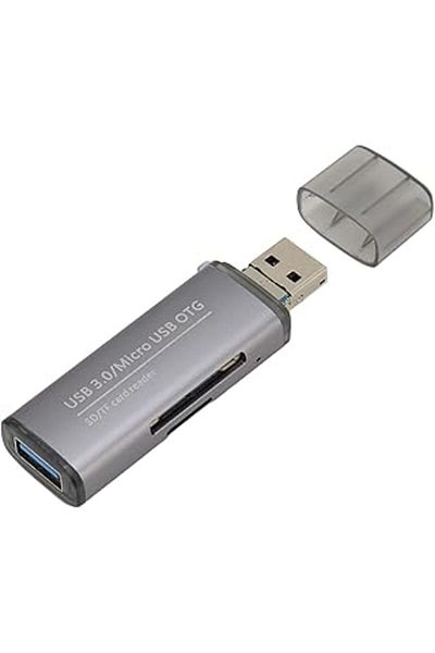 Mu Art Sd Card Reader USB C Micro Sd Tf Card Reader, Aluminum Type-C USB 3.0 Otg Memory Card Adapter