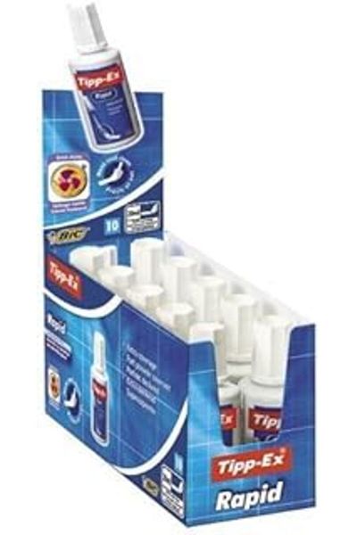 Mu Art Tipp-Ex Rapid Correction Fluid Fast-Drying with Foam Applicator 20 ml White Ref 885992