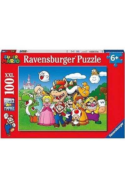 RAVENSBURGER 129928 100 Piece Puzzle Super Mario, Multicolored