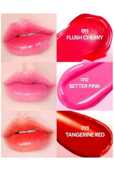 TOCOBO TOCOBO Glass Tinted Lip Balm 013 Tangerine Red 0.67 oz /19g | Glow Moisturizing Vegan Lip Balm & Viv