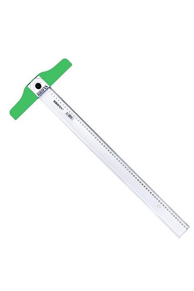 Mu Art Angle Foldable t Ruler Transparent Body 65 cm