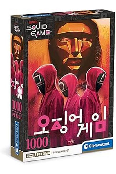 Mu Art Ahşap 39715 Squid Game – 1000 Pieces – Adult, Puzzle, Made in Italy, Multicolor