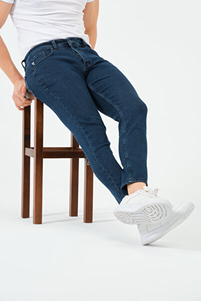 moda biz Blugi pentru bărbați, albastru bleumarin închis, pantaloni de blugi ...