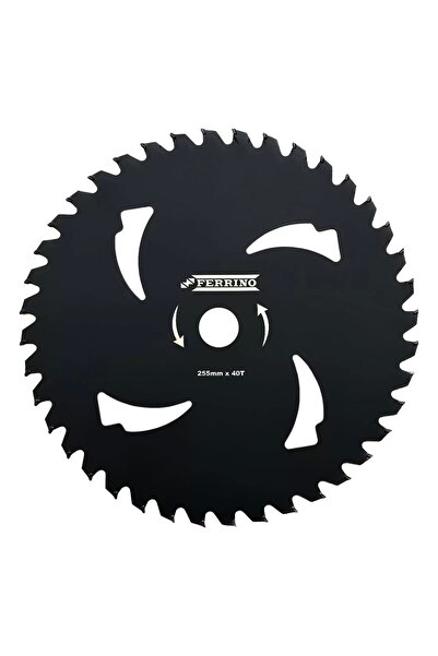 Ferrino Motorlu Tırpan 4d Daire Elmas Bıçak Testere 255mm Siyah Yıldırım Model
