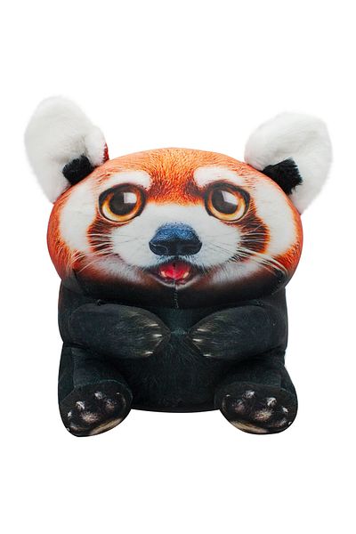 NECO TOYS Wild Alive كبير من القطيفة باللون الأحمر الباندا رايلي