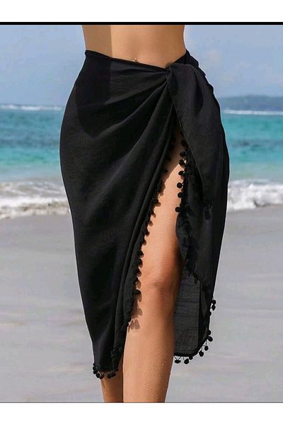 nuriçgiyim Tassel pareo skirt