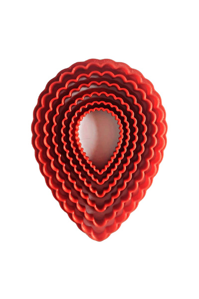 Butedo Volovan Set 6 Parça - Yaprak - Damla Tırtıklı