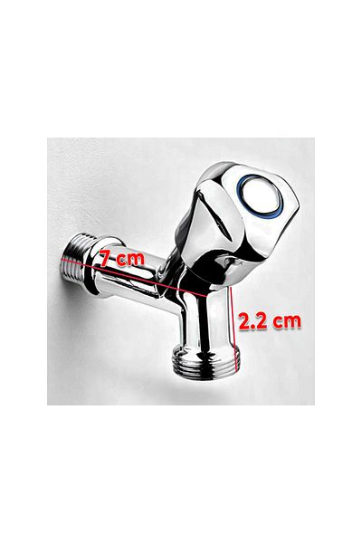 Badem10 Laundry Dishwasher Compatible Faucet Single Outlet Clean Water Inlet Valve Wall Type Connection Tap