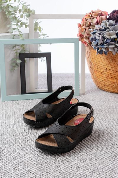 Slipcat Sandale cu velcro cu talpă ortopedică