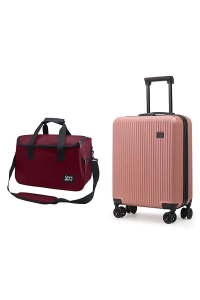CABINFLY Set calatorie Cabinfly RyanAir Priority, troller 55x40x20 cm si geanta 40x20x25 cm, city-break