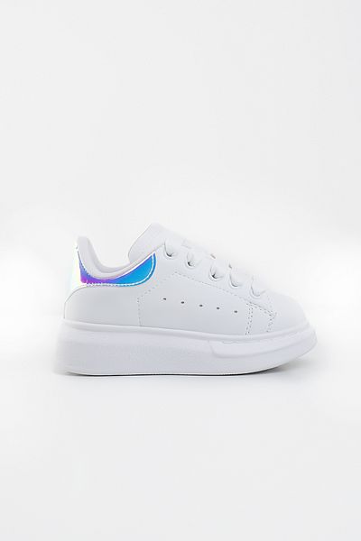 Shupe Fată Băiat Pantofi sport cu hologramă albă