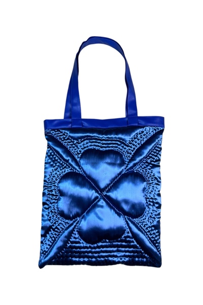 Pisofty El Yapımı Özel Üretim Yorgan Tasarımlı Omuz Çantası