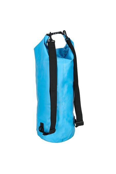 TECOS Rucsac impermeabil de tip drybag, Tecos, capacitate 30 L, albastru, pentru activitati de exterior