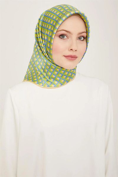 Armine 9109D Modun 2024 Spring- Summer Dj Sura Pure Silk Scarf