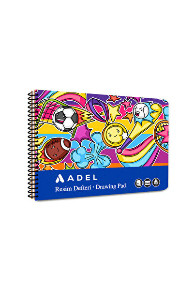 Adel غطاء ورقي ممتع لدفتر الصور مقاس 35 × 50، 15 سنة، ورق 90 جرام، صفحة مثقوبة (يتم إرسال الألوان المختلطة)