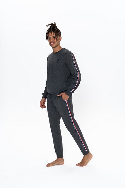 U.S. Polo Assn. U.S. Polo Assn. Men's Stripe Detailed Boxed Dowry Pajama Set - Arass18W92W3W
