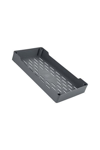 Bayev Clasy Grey 2 επιπέδων Organizer κάτω από νεροχύτη Μονάδα ραφιών Organizer κουζίνας μπάνιου με ρόδες