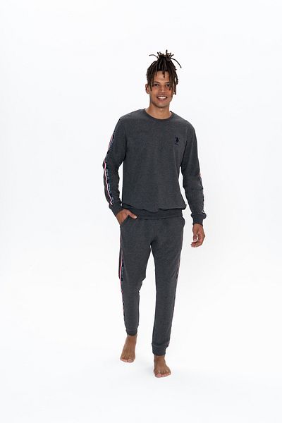 U.S. Polo Assn. U.S. Polo Assn. Men's Stripe Detailed Boxed Dowry Pajama Set - Arass18W92W3W