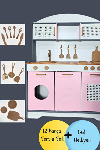 hedefixtoys Ahşap Şef Mutfak – Hayal Gücünü Büyüten Oyuncak Mutfak Seti
