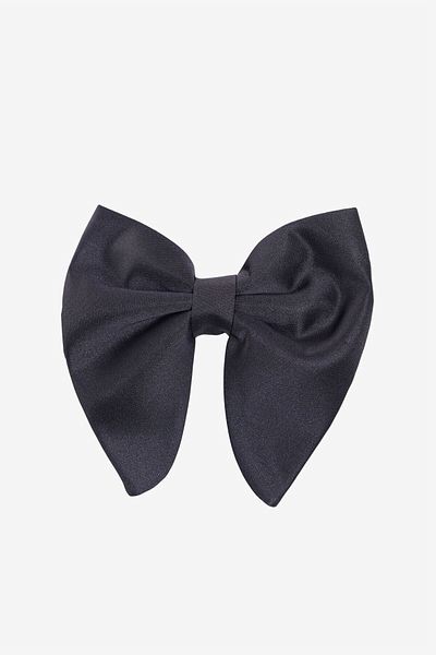 ALTINYILDIZ CLASSICS Men's Black Bow Tie & Sash Accessory Set