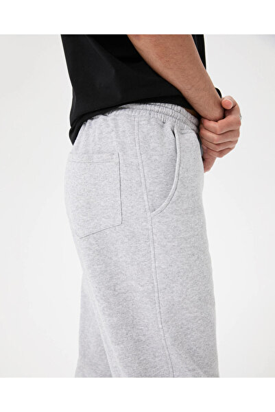 Ayma Active Сірий меланж чоловічий органічний бавовняний джоггер з кишенями та шнурками