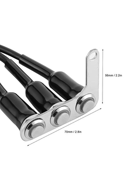 C9 3 lü Universal Motosiklet Işıklı Açma Kapama Düğmesi Gidon Bağlantılı Akıllı Aç Kapa Tuşu