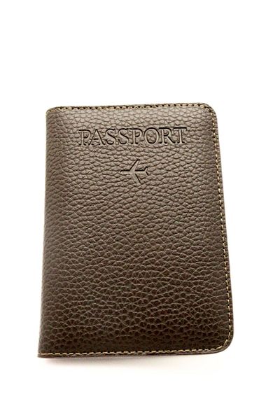 GUZZYLife Vegan Leather Credit Card Holder Money Compartment Brown Passport Case Passport Holder