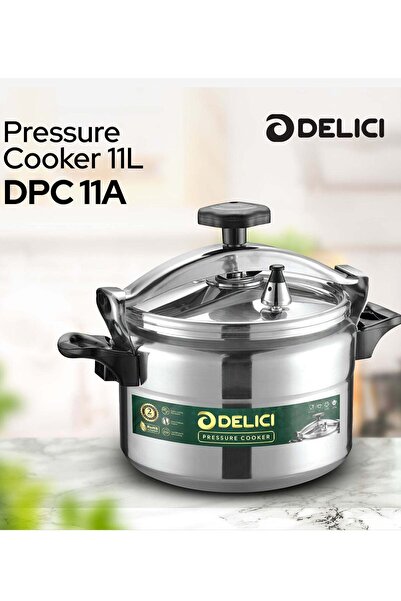 DELICI 11L Aluminum Pressure Cooker DPC11A, Fast, Efficient, Safe Cooking Dur...