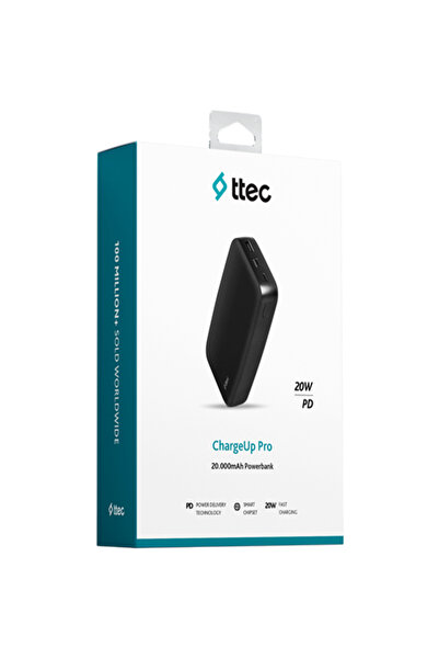 PAXHA TTEC ChargeUp Pro LCD 20.000mAh PD 20W Taşınabilir Hızlı Şarj Aleti / Powerbank