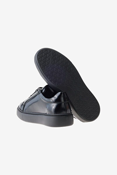 ALTINYILDIZ CLASSICS Erkek Siyah %100 Deri Rahat Taban Sneaker Spor Ayakkabı