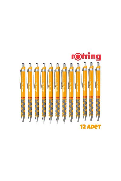 Rotring Tikky Rd Versatil Pen 0.7mm Mango Orange 12 Pack