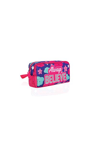 Adel Little Child Pencil Bag Girl Double Eye (Mixed Color Sent)