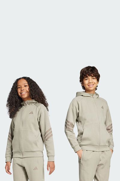 adidas Hanorac zilnic pentru copii Single Top J Fı 3S Fz Hd Jj4807