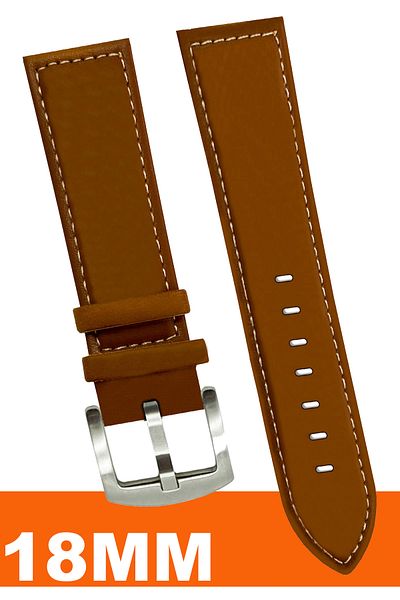 COBRA 18mm Fossil-Welder-Casio-Seiko-Omega-Armani Watch Compatible Leather Watch Band Strap Al11Sft18Mm