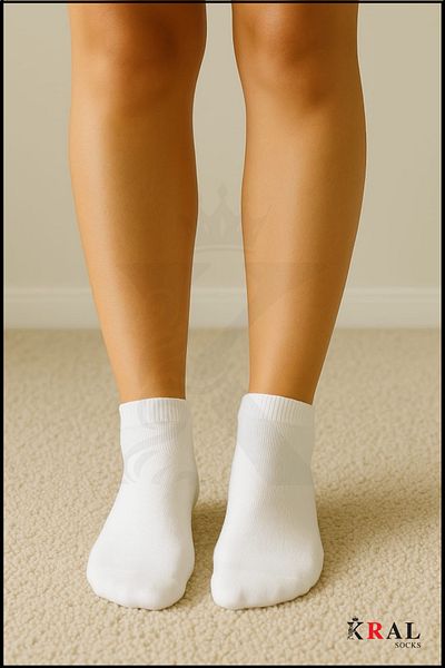 KRAL SOCKS Дамски бамбукови чорапи (6 чифта) Цветни в подаръчна кутия Ботуши Дамски чорапи