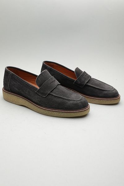 Gondol Loafer clasic pentru bărbați din piele naturală negru 42 ttx. 601161