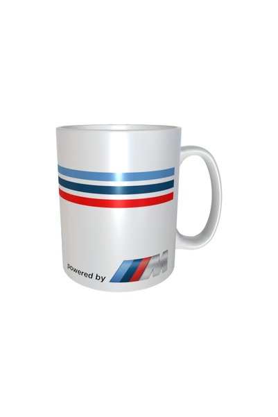 OEM Cană personalizată M power albă, INOVATIX®. 330 ml